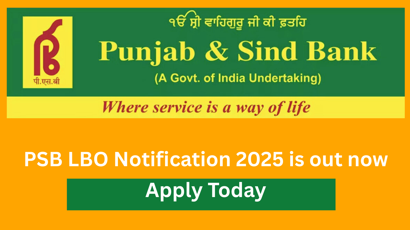 Punjab and Sindh Bank LBO Recruitment 2025