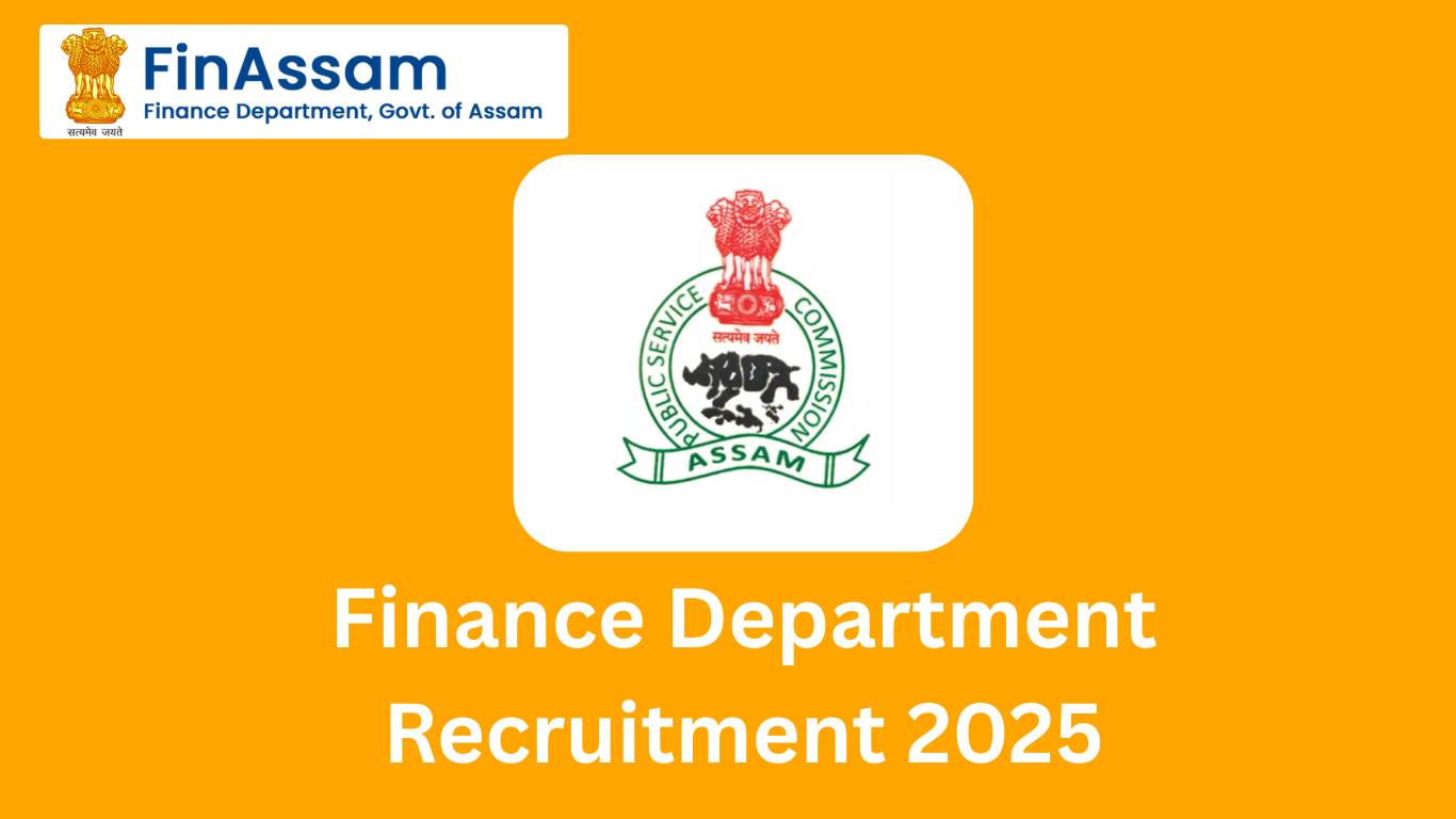 Finance Department Recruitment 2025 